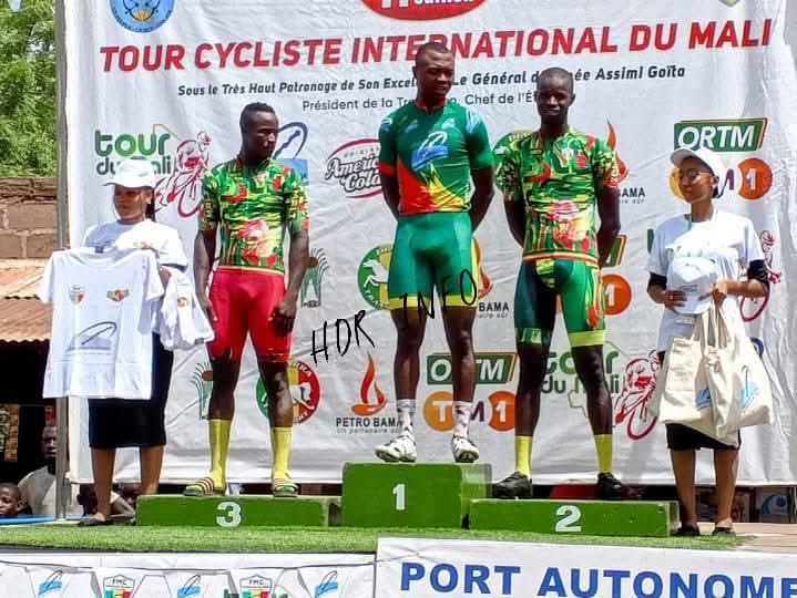 Tour Cycliste International du Mali 2025, étape 6 : un podium entièrement malien à Koulikoro